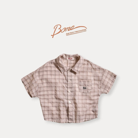 《予約》Retro Check Shirt / Boneoune