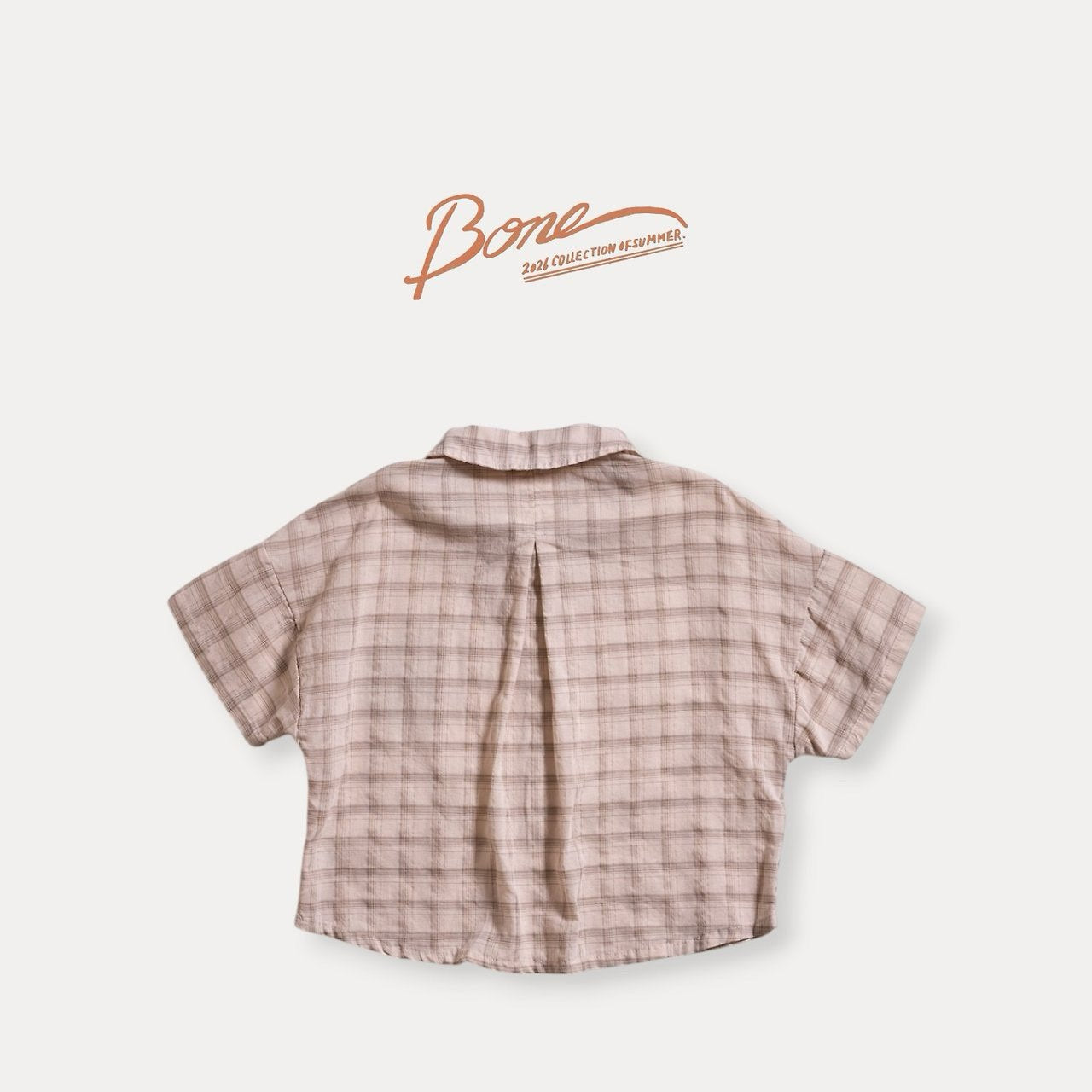 《予約》Retro Check Shirt / Boneoune