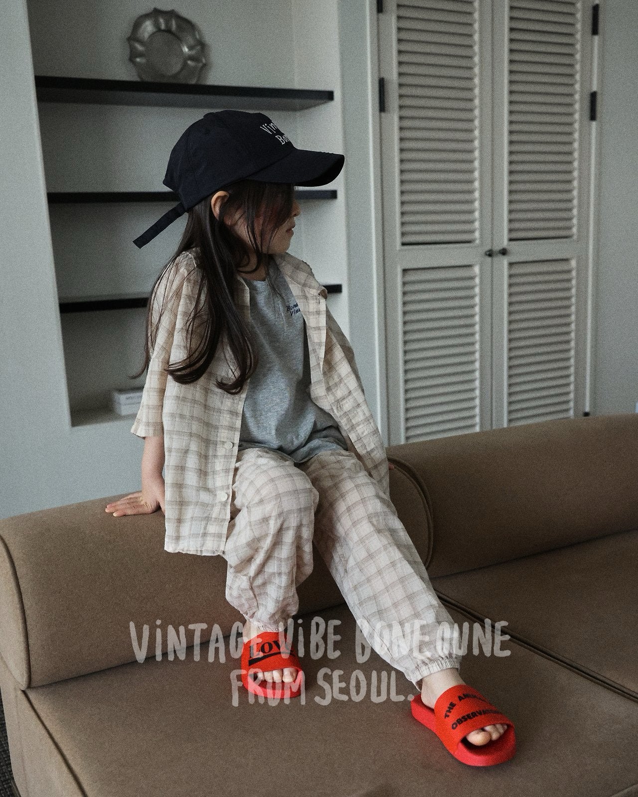《予約》Retro Check Shirt / Boneoune
