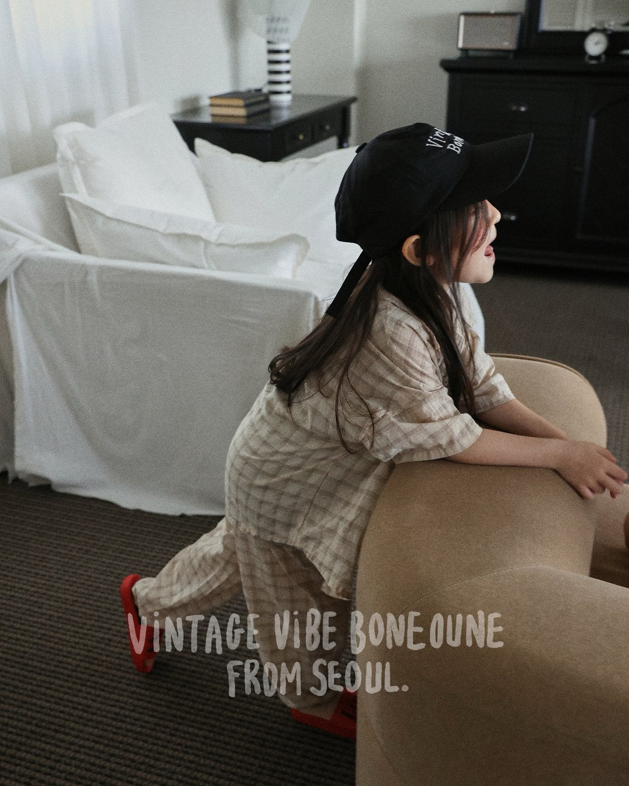 《予約》Retro Check Shirt / Boneoune
