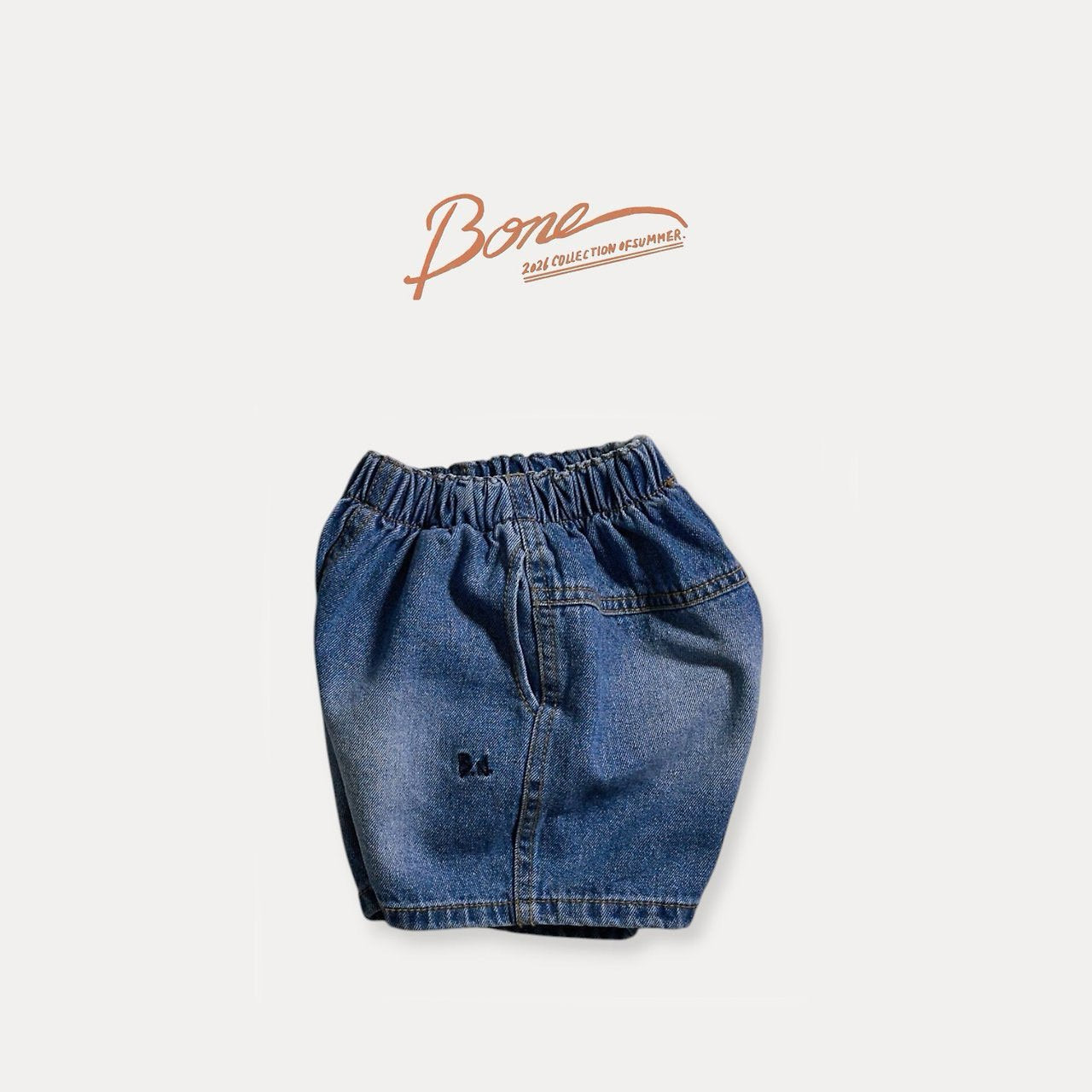 《予約》Dynamic Denim Shorts / Boneoune
