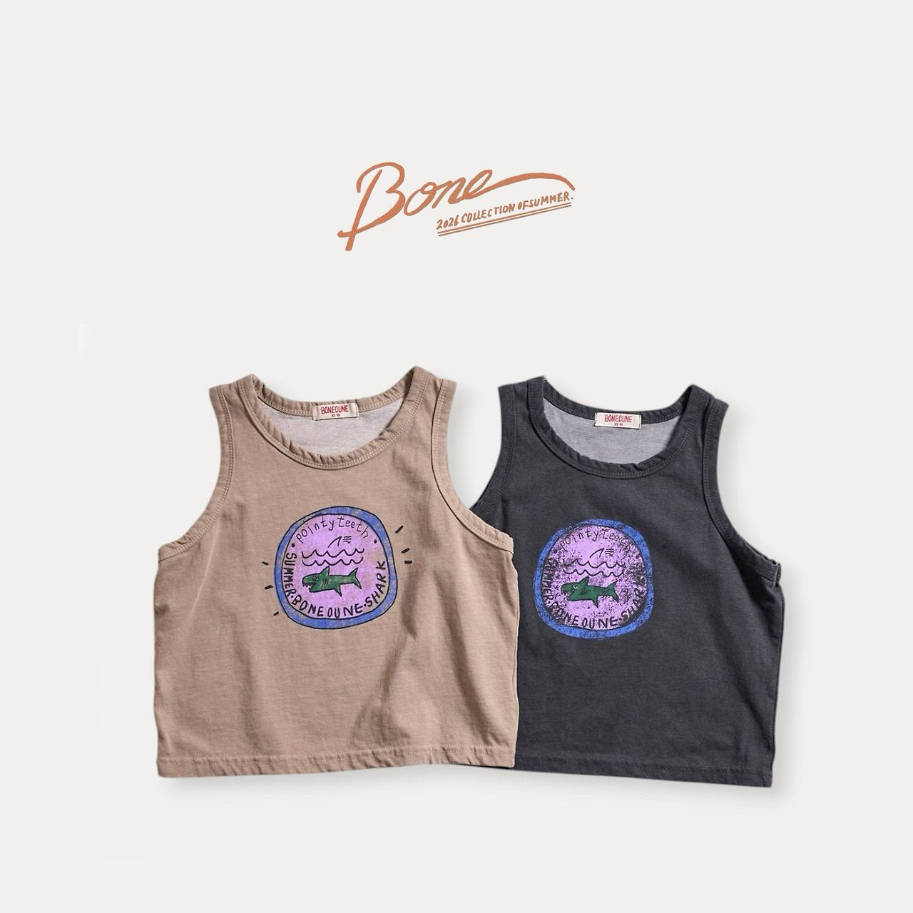 《予約》Shark Wide Tank Top / Boneoune