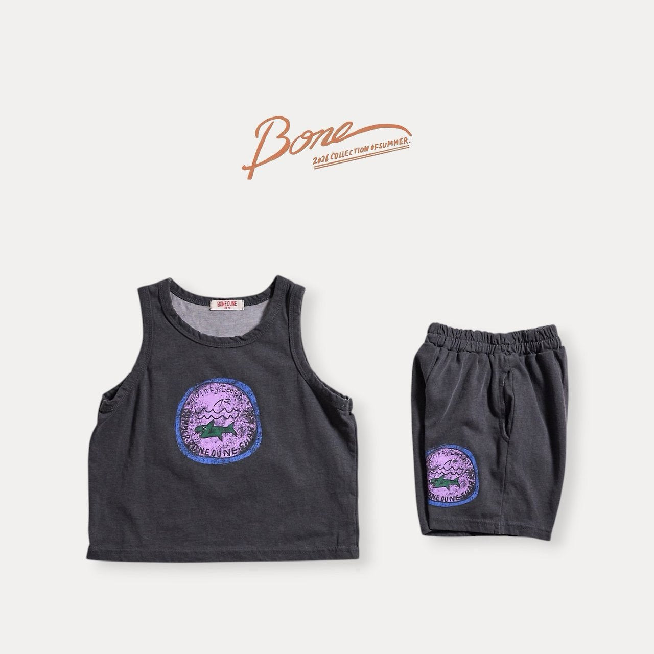 《予約》Shark Wide Tank Top / Boneoune