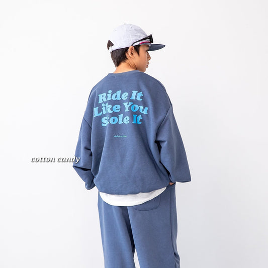 《予約》Wave Sweatshirt / cotton candy