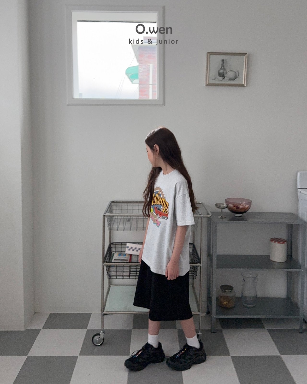 《予約》Curve Line Bermuda Pants / O.wen