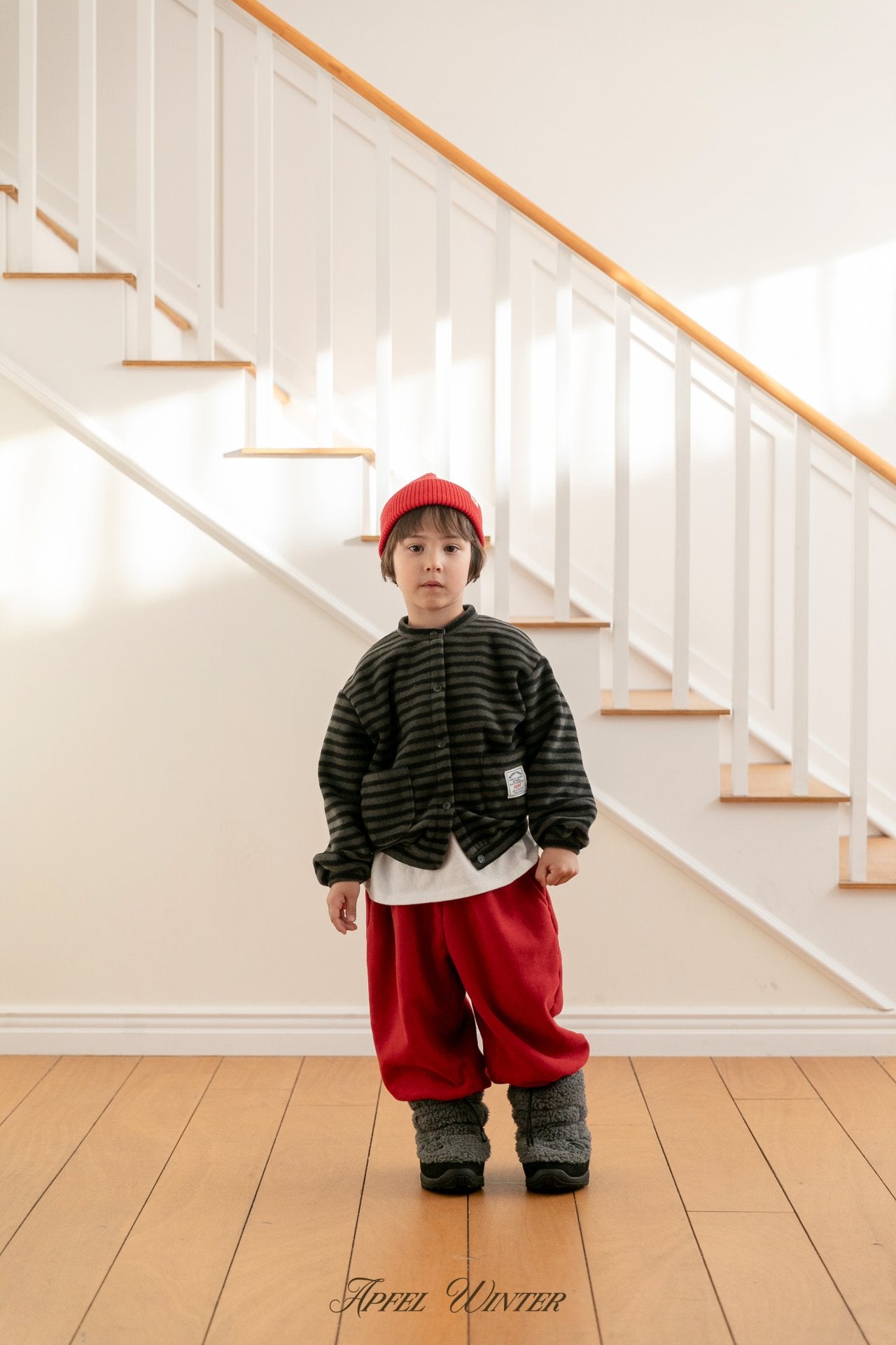 《予約》Popo Line Cardigan / APFEL