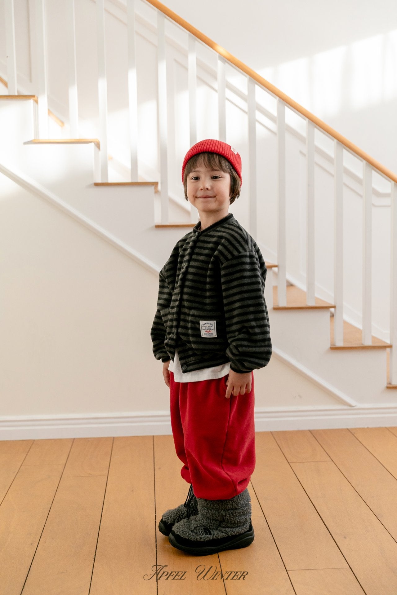 《予約》Popo Line Cardigan / APFEL