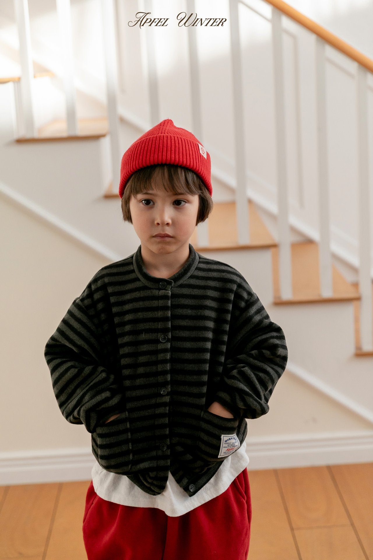 《予約》Popo Line Cardigan / APFEL