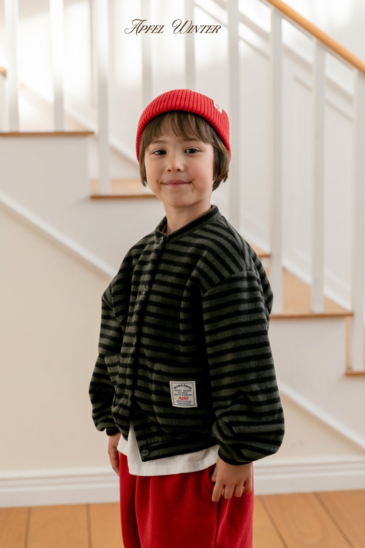 《予約》Popo Line Cardigan / APFEL