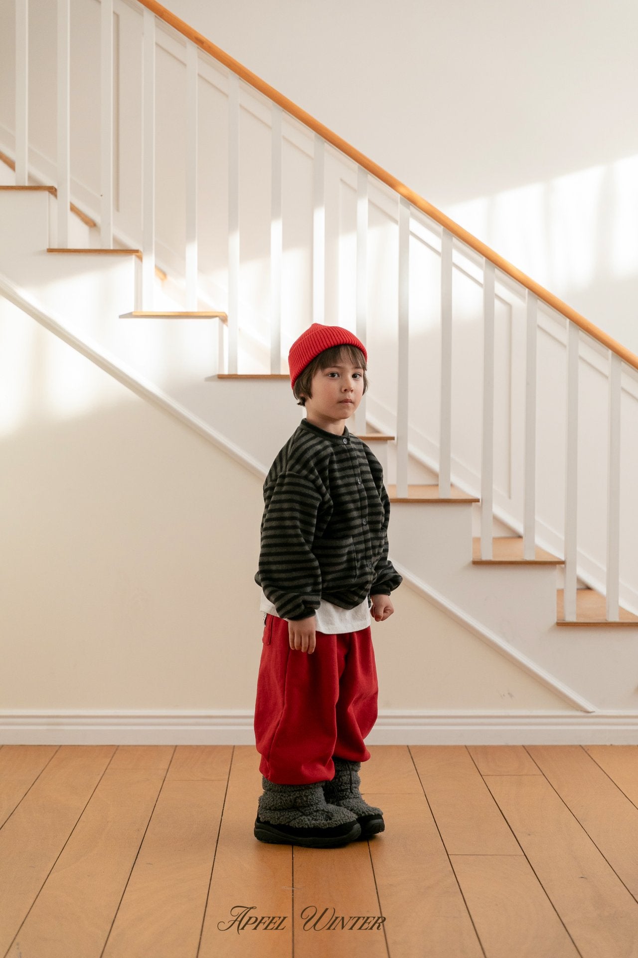 《予約》Popo Line Cardigan / APFEL