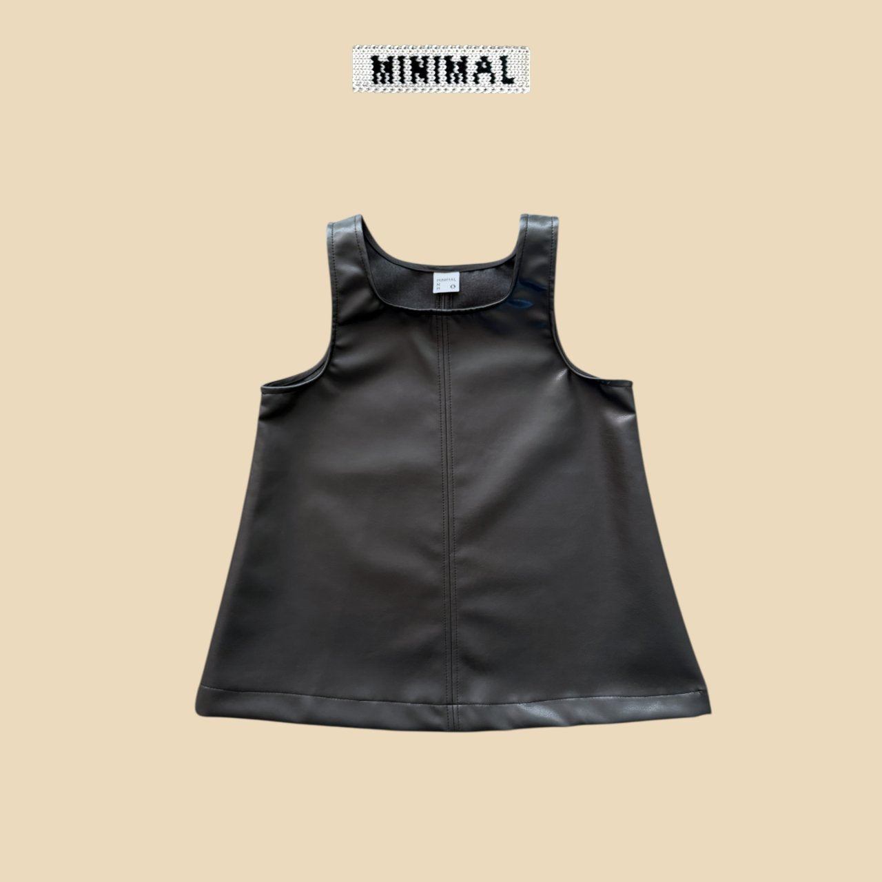 《予約》Simple Leather One-piece / MINIMAL