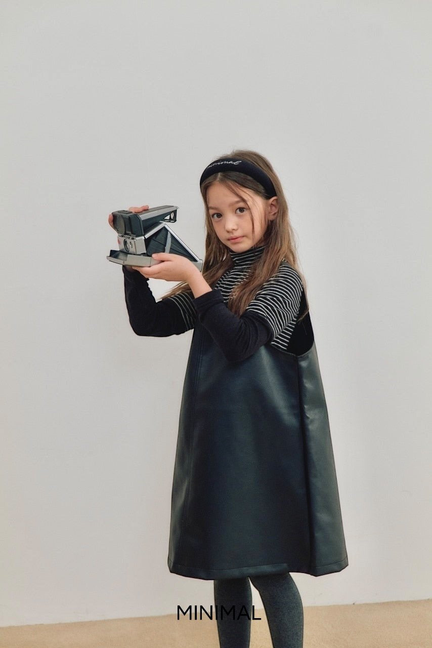 《予約》Simple Leather One-piece / MINIMAL