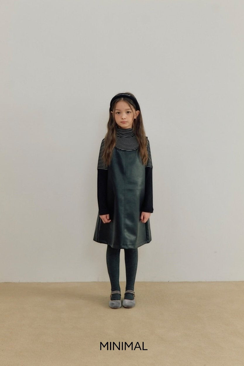 《予約》Simple Leather One-piece / MINIMAL