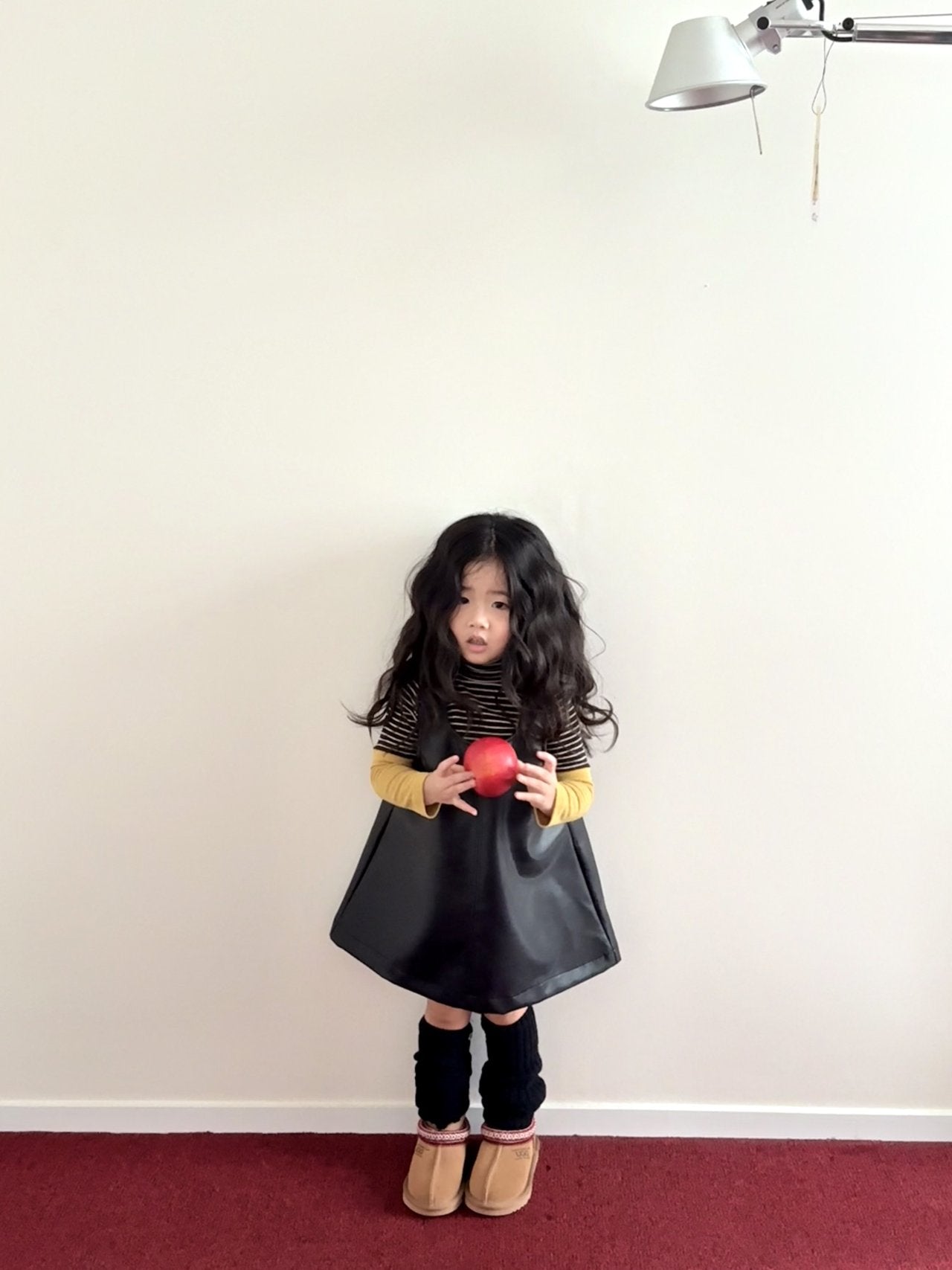 《予約》Simple Leather One-piece / MINIMAL