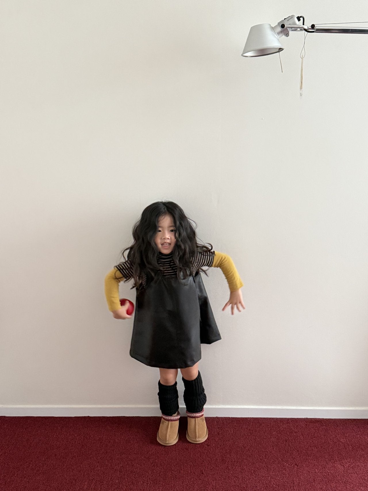 《予約》Simple Leather One-piece / MINIMAL