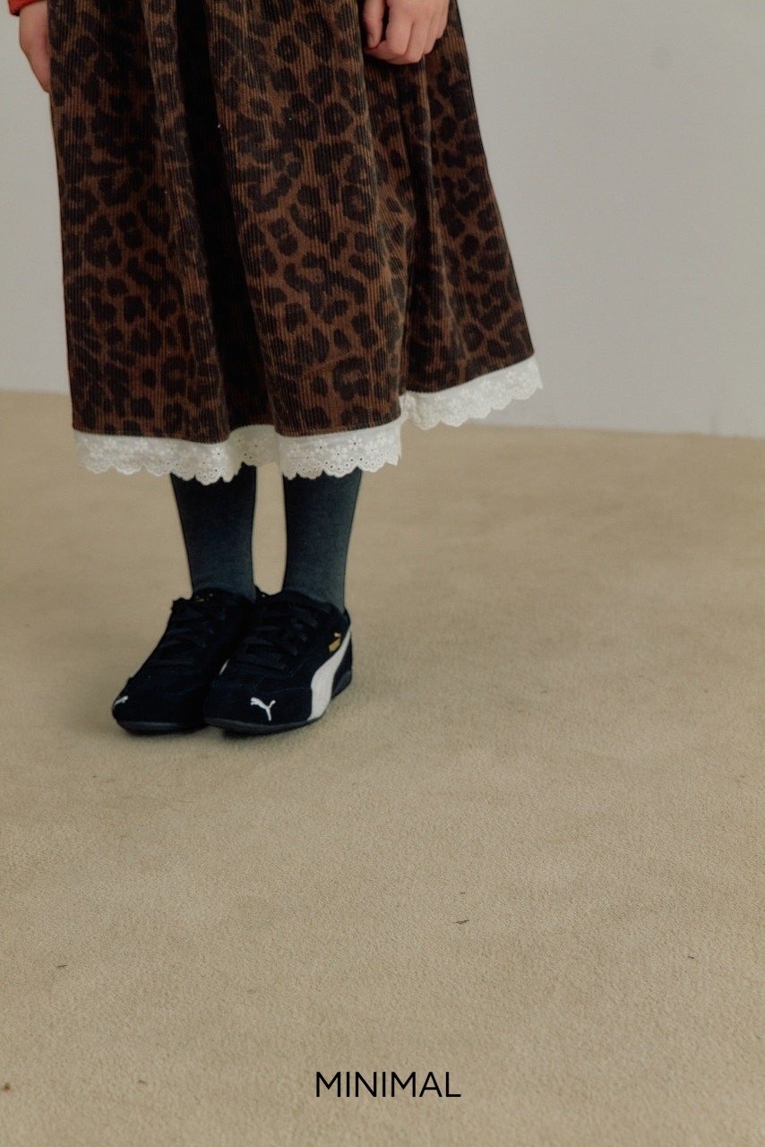 《予約》Leopard Lace Skirt / MINIMAL