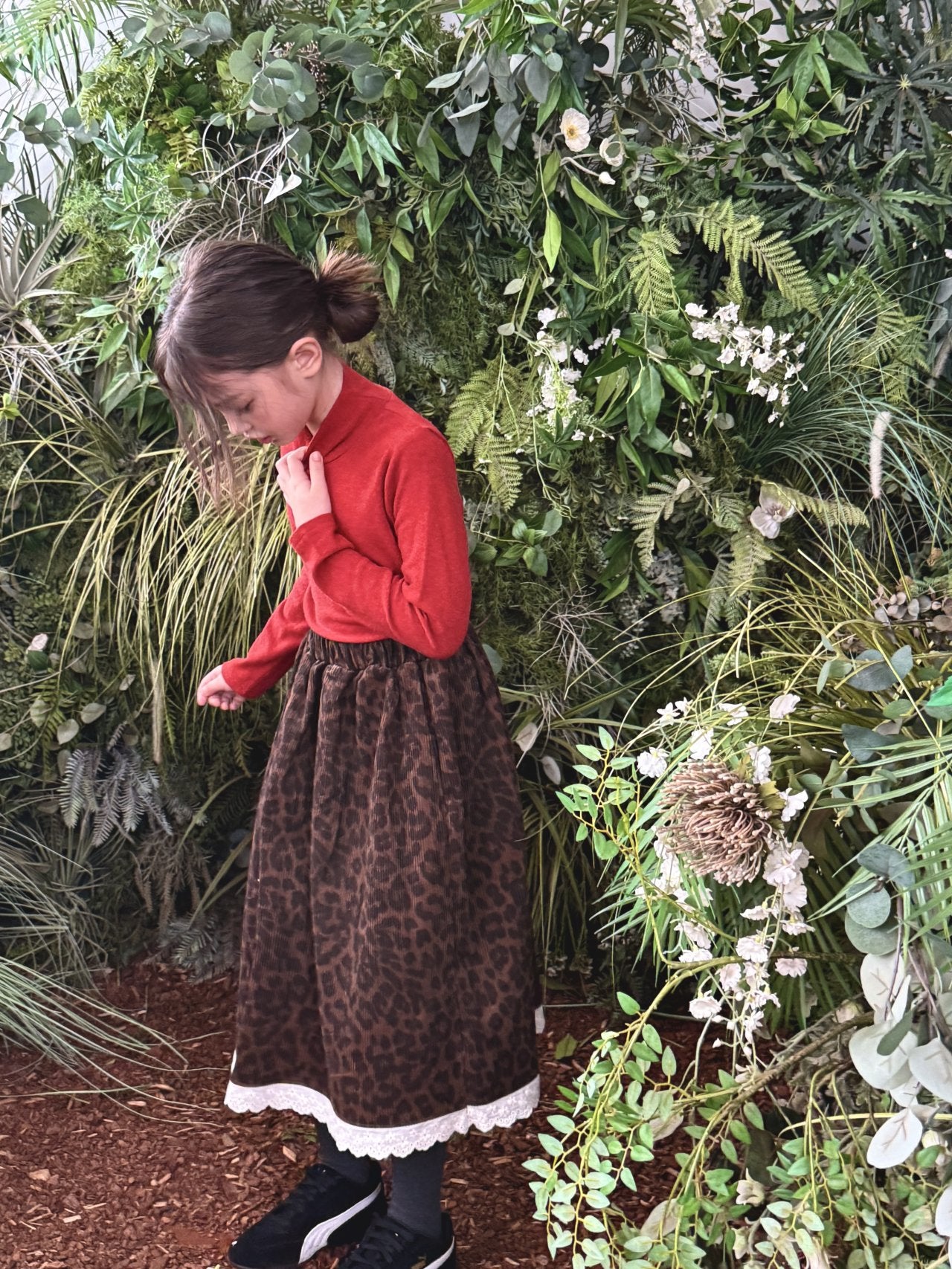 《予約》Leopard Lace Skirt / MINIMAL