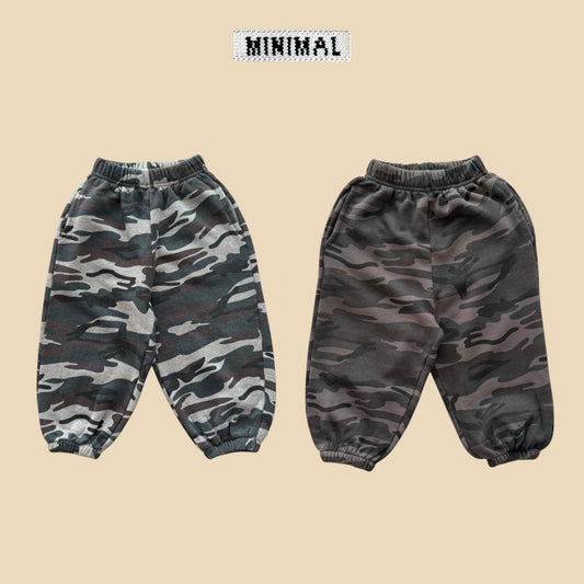 《予約》Soft Camo Jogger Pants / MINIMAL