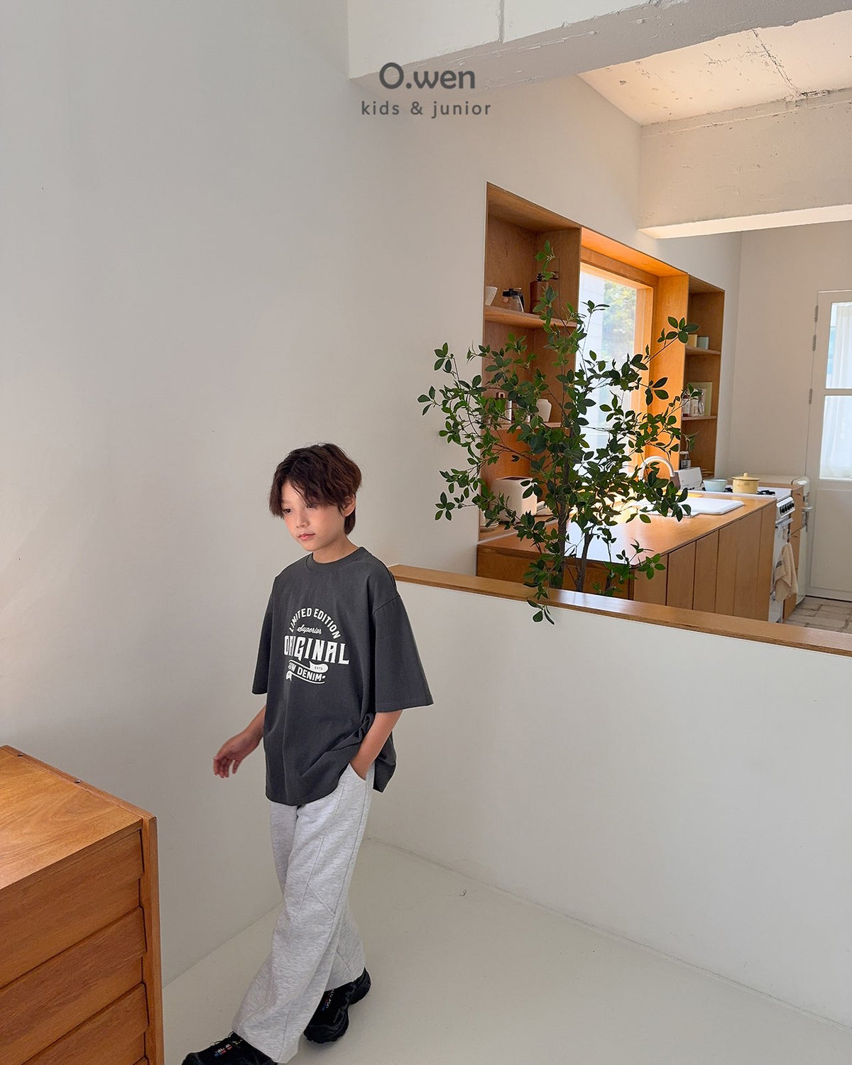 《予約》Cut-out Jogger Pants / O.wen