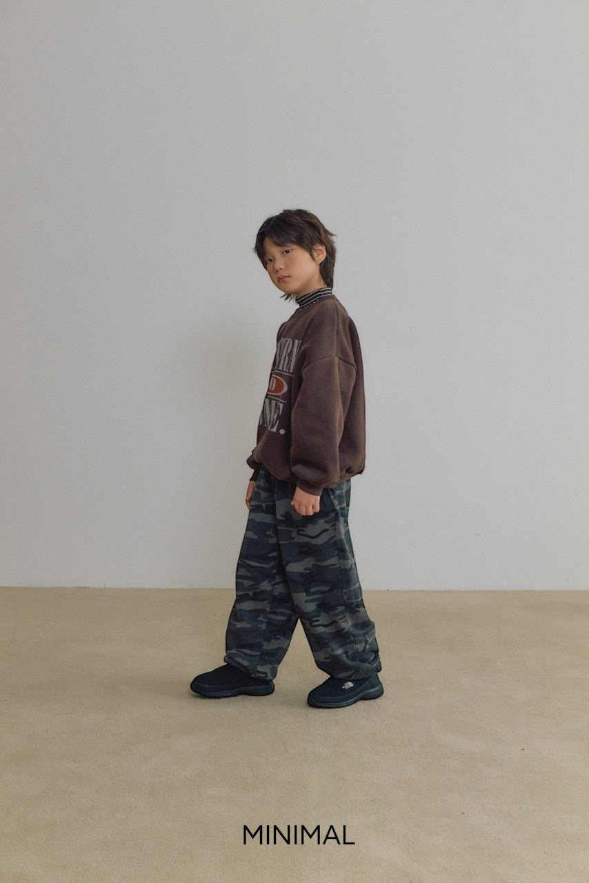 《予約》Soft Camo Jogger Pants / MINIMAL