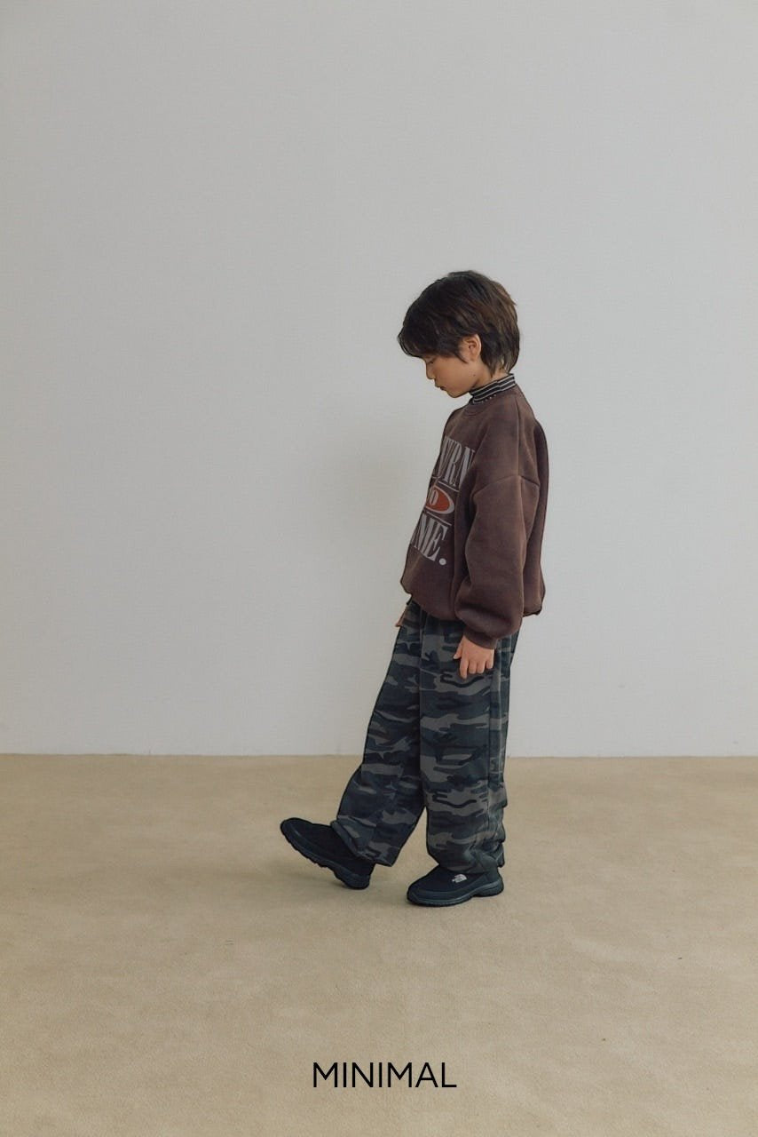《予約》Soft Camo Jogger Pants / MINIMAL
