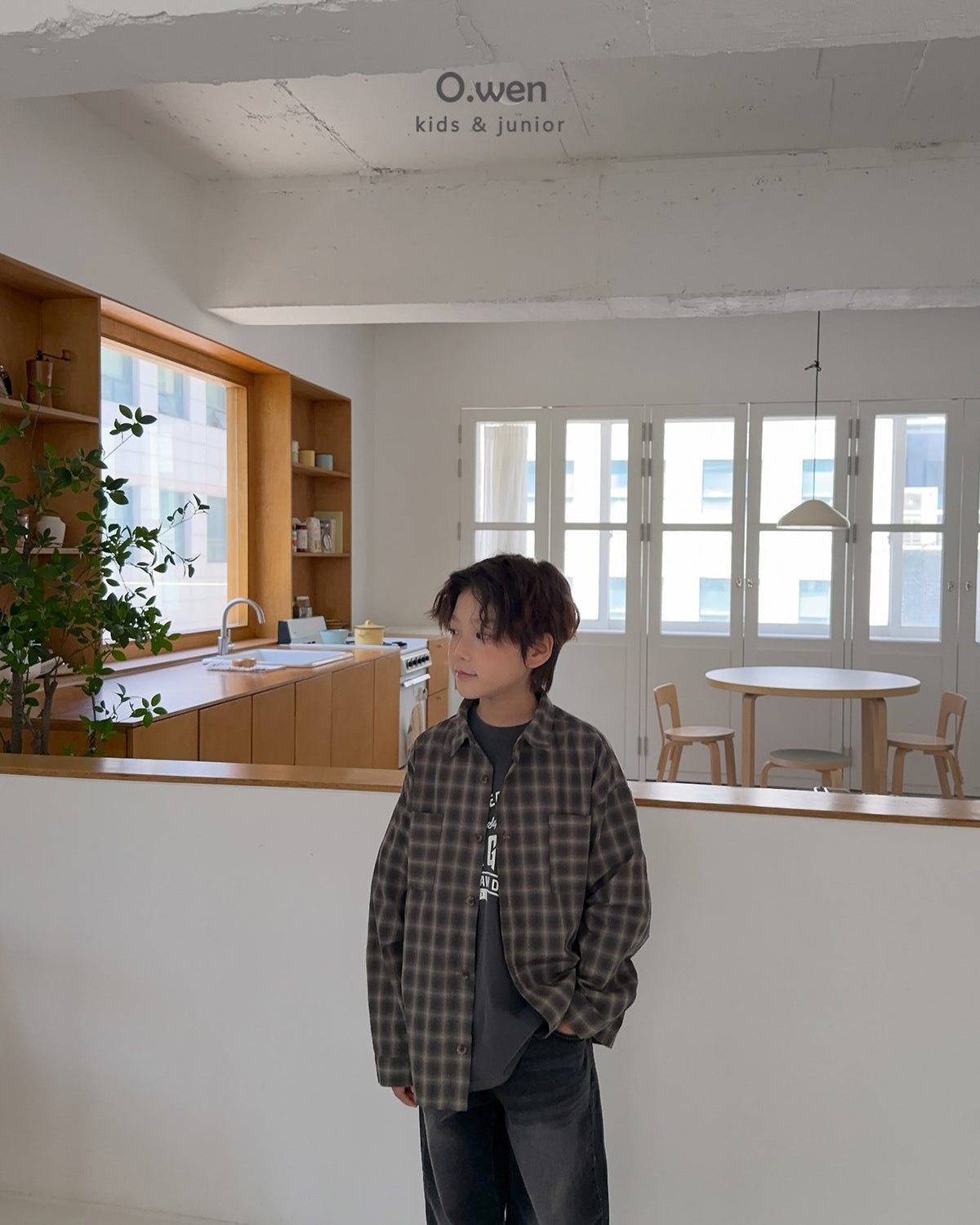 《予約》Autumn Check Shirt / O.wen
