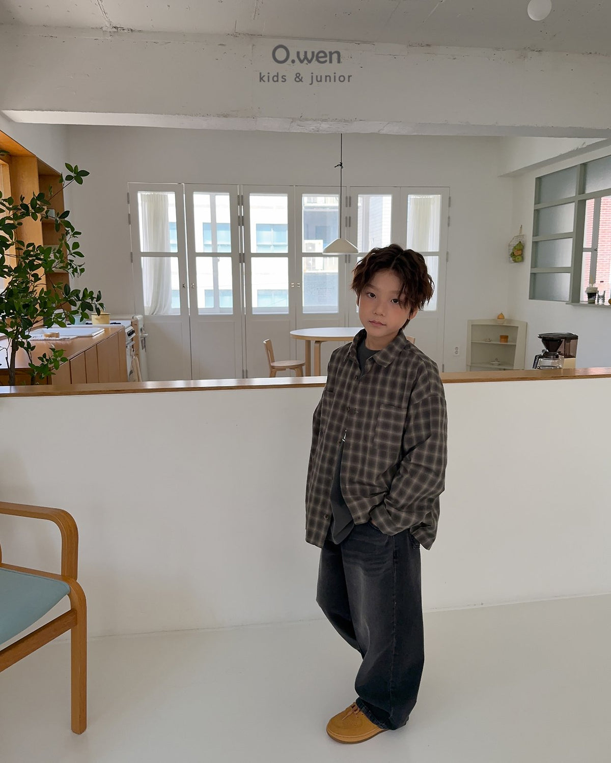 《予約》Autumn Check Shirt / O.wen