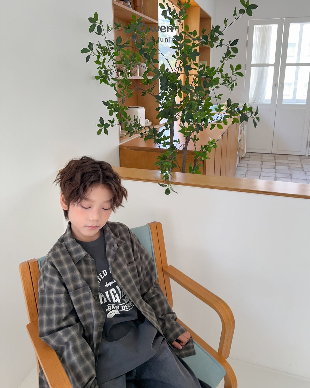 《予約》Autumn Check Shirt / O.wen