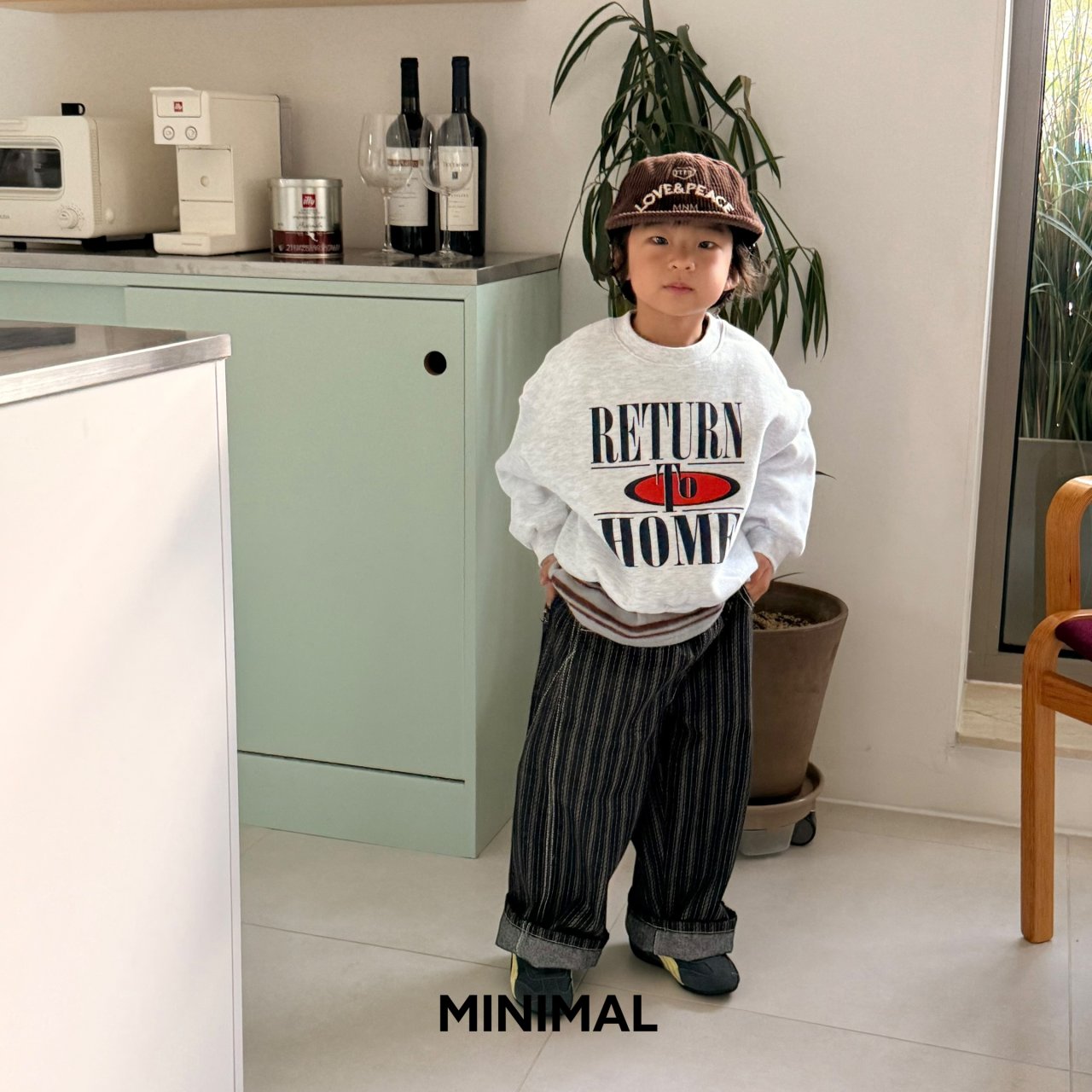 《予約》Winter Stripe Dart Pants / MINIMAL