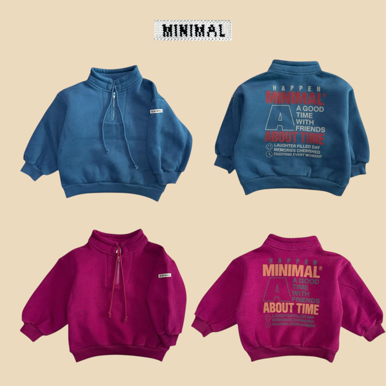 《予約》About Zip Man to Man / MINIMAL