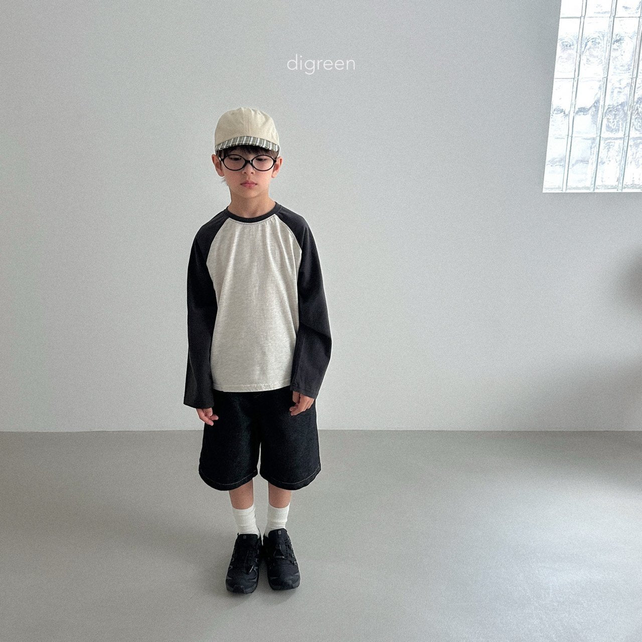 《即納》Slit Raglan Tee