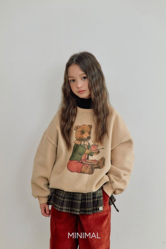 《予約》Vintage Bear Man to Man / MINIMAL