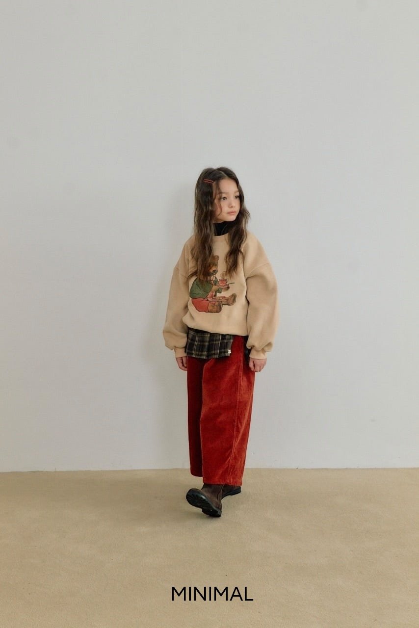 《予約》Vintage Bear Man to Man / MINIMAL