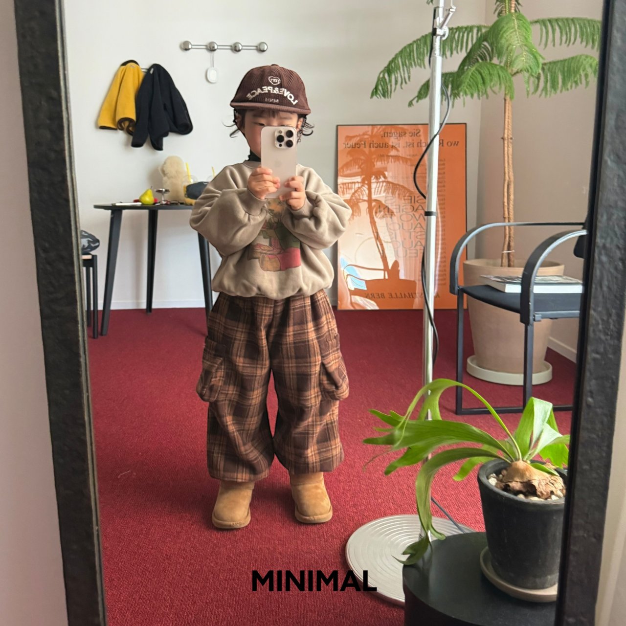 《予約》Vintage Bear Man to Man / MINIMAL