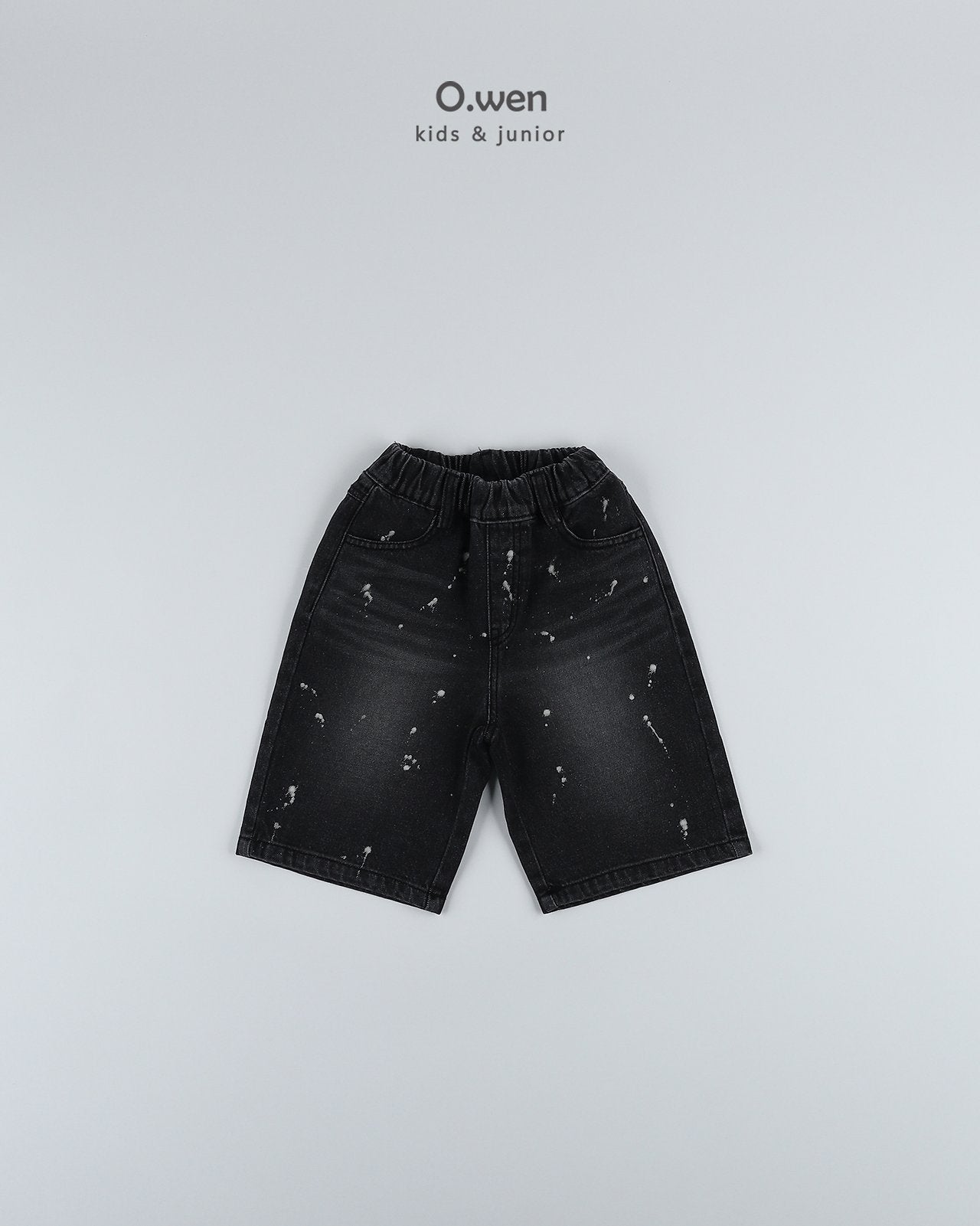 《予約》Painting Bermuda Denim Pants / O.wen