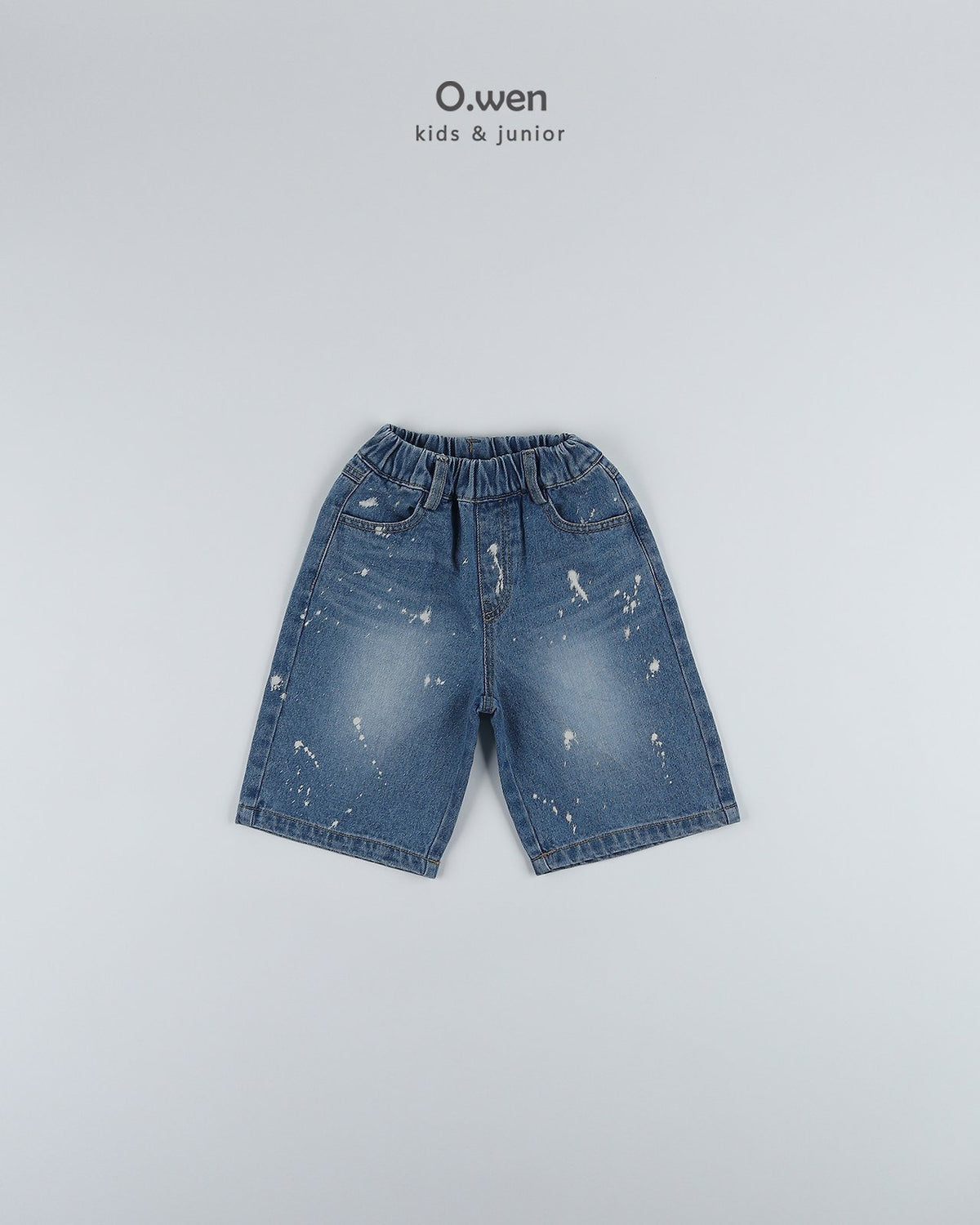 《予約》Painting Bermuda Denim Pants / O.wen