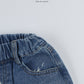 《予約》Painting Bermuda Denim Pants / O.wen