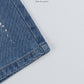 《予約》Painting Bermuda Denim Pants / O.wen
