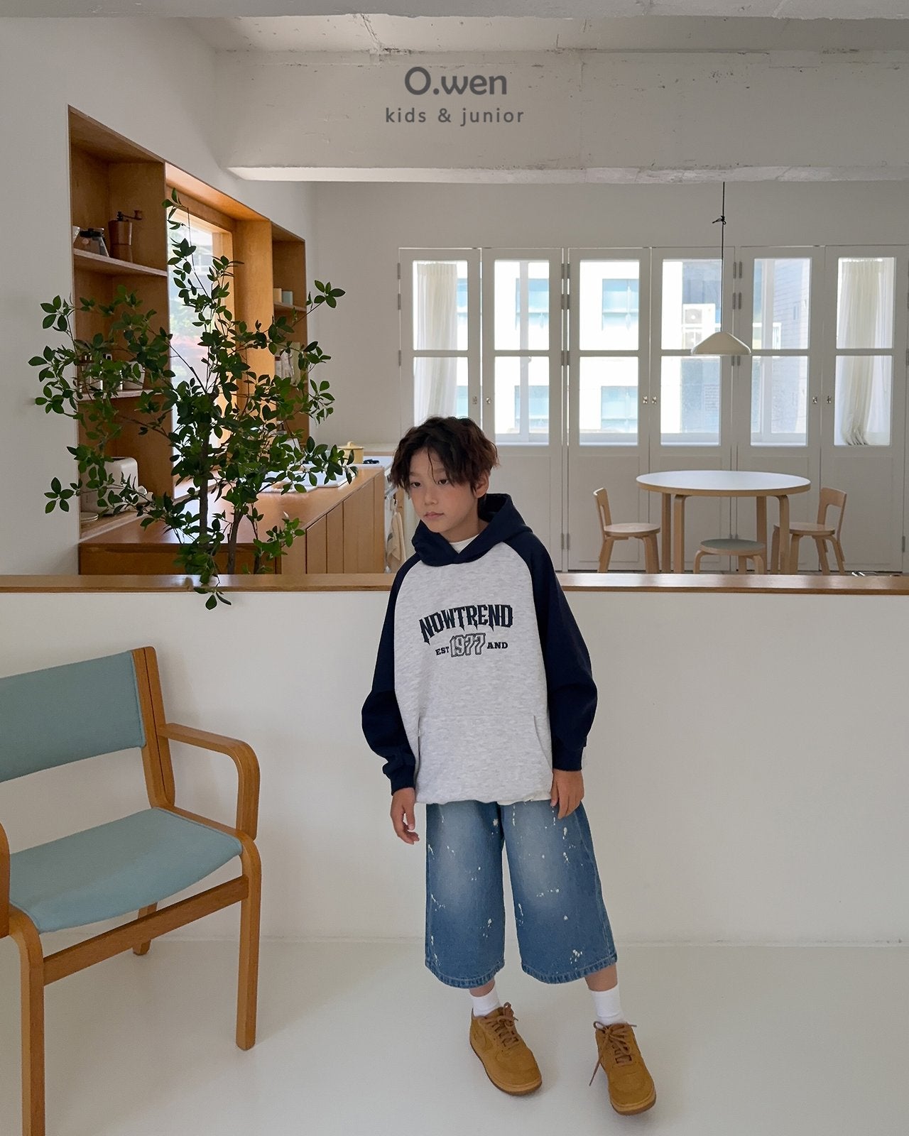 《予約》Painting Bermuda Denim Pants / O.wen