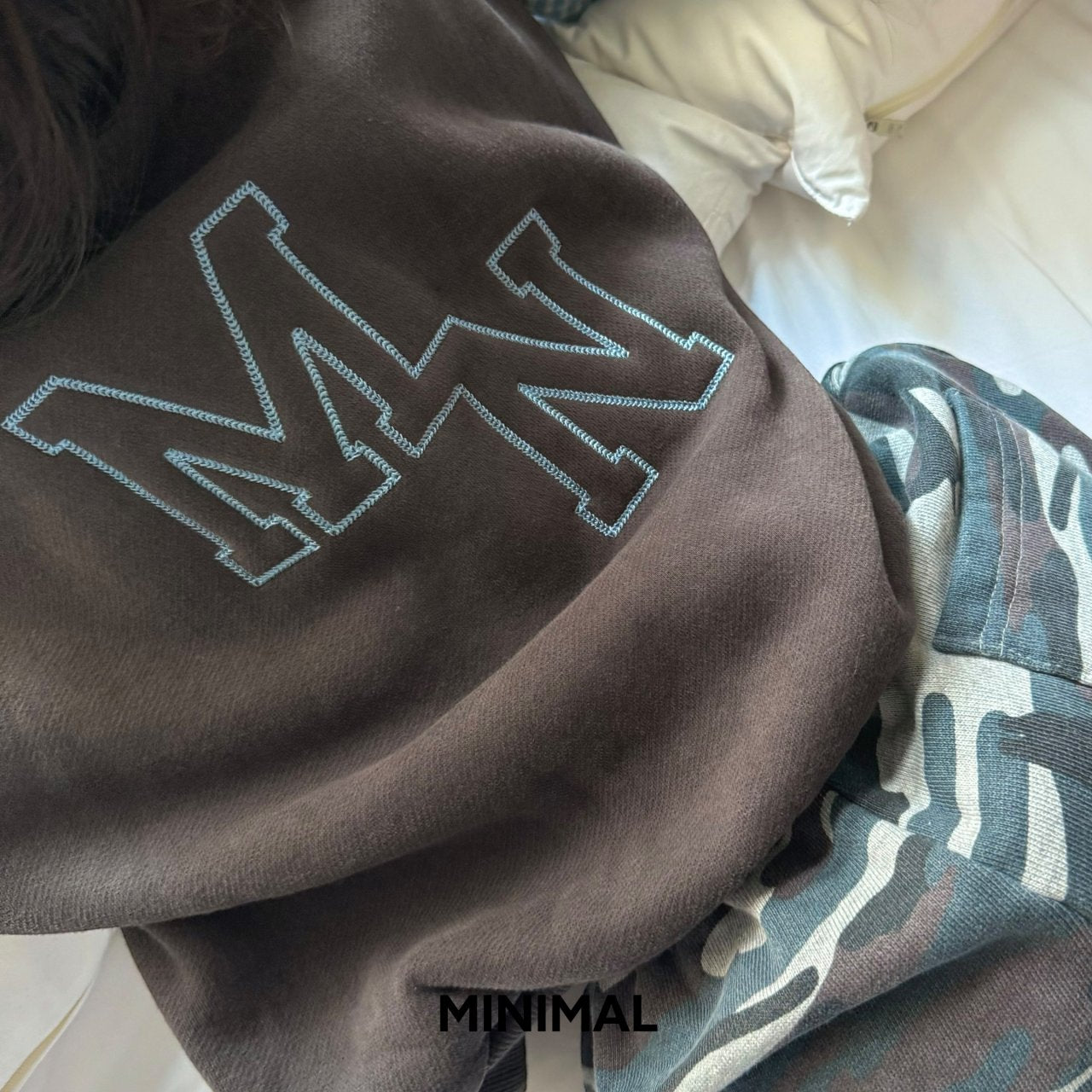 《予約》MN Embroidered Man to Man / MINIMAL（adultまで）