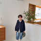 《予約》Two-Way Boxy Zip-Up Hoodie / O.wen