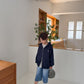 《予約》Two-Way Boxy Zip-Up Hoodie / O.wen