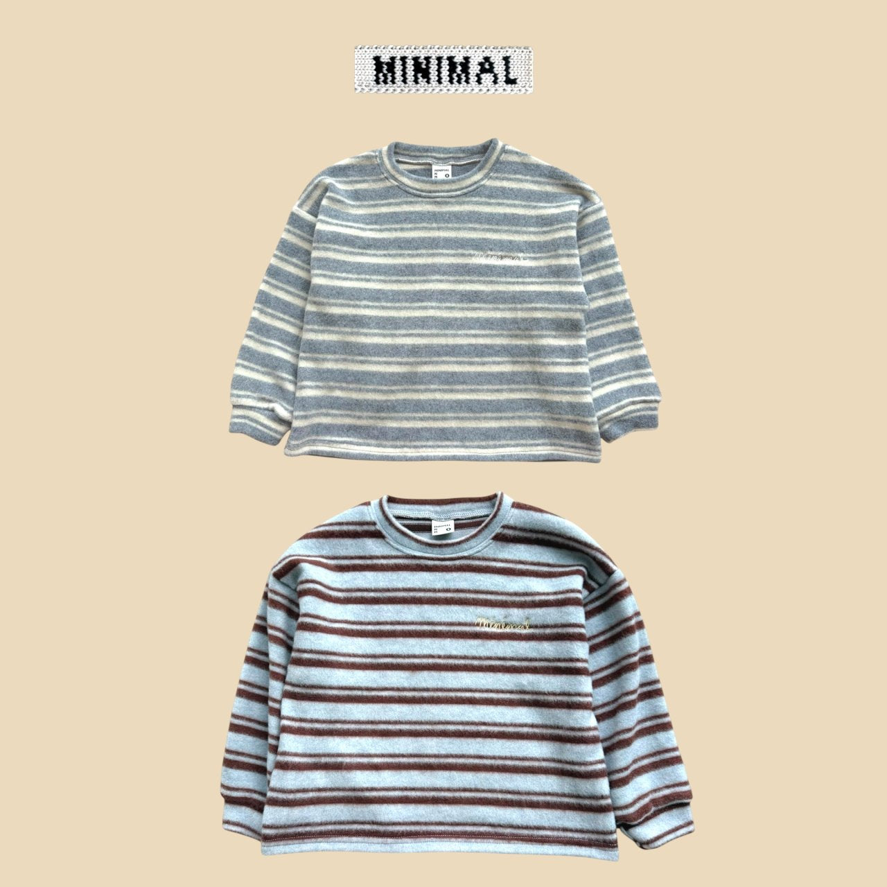 《予約》Twinkle Stripe Tee / MINIMAL（ adultまで）