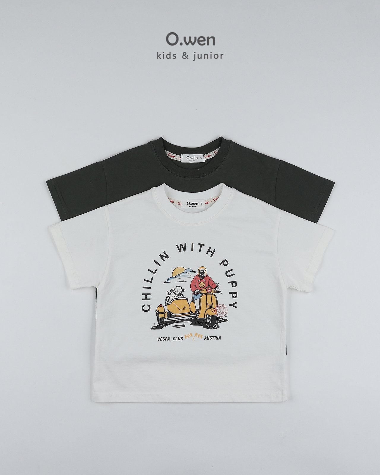 《予約》White Puppy Tee / O.wen