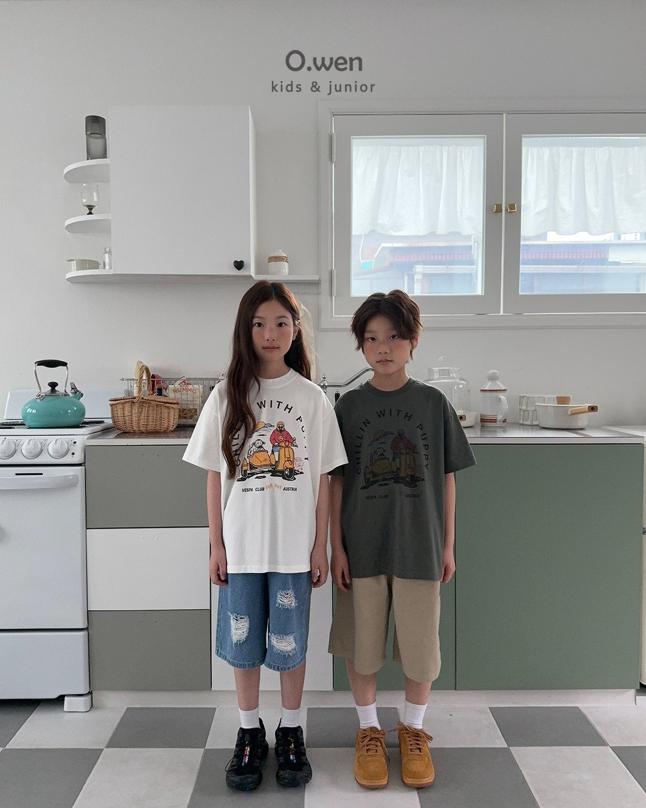 《予約》White Puppy Tee / O.wen