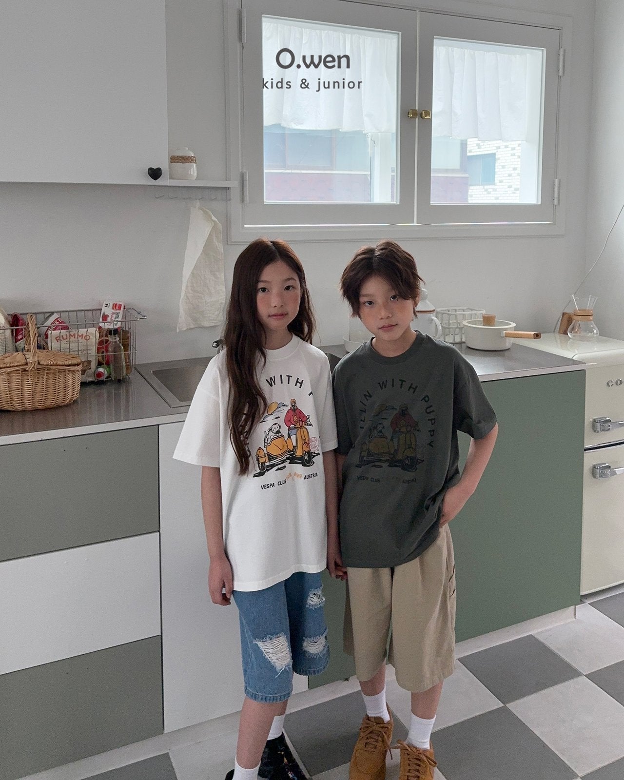 《予約》White Puppy Tee / O.wen