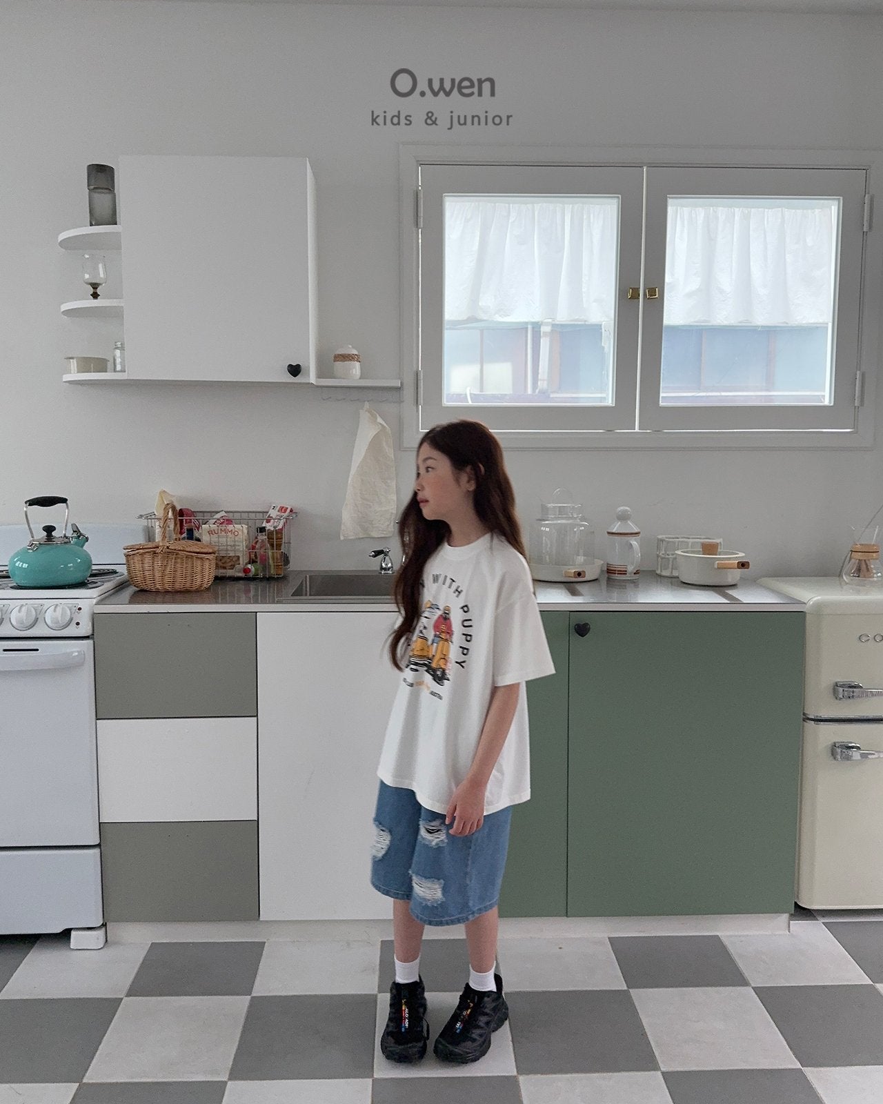 《予約》White Puppy Tee / O.wen