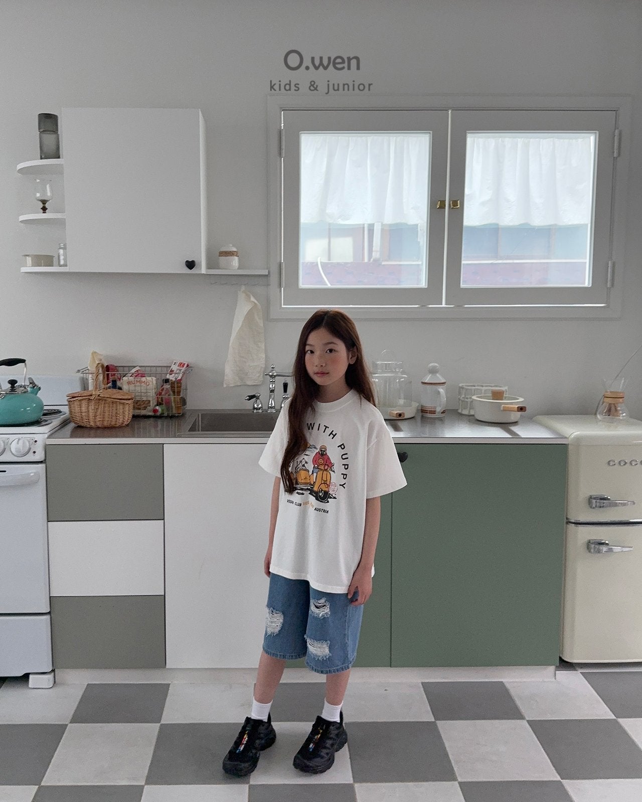 《予約》White Puppy Tee / O.wen