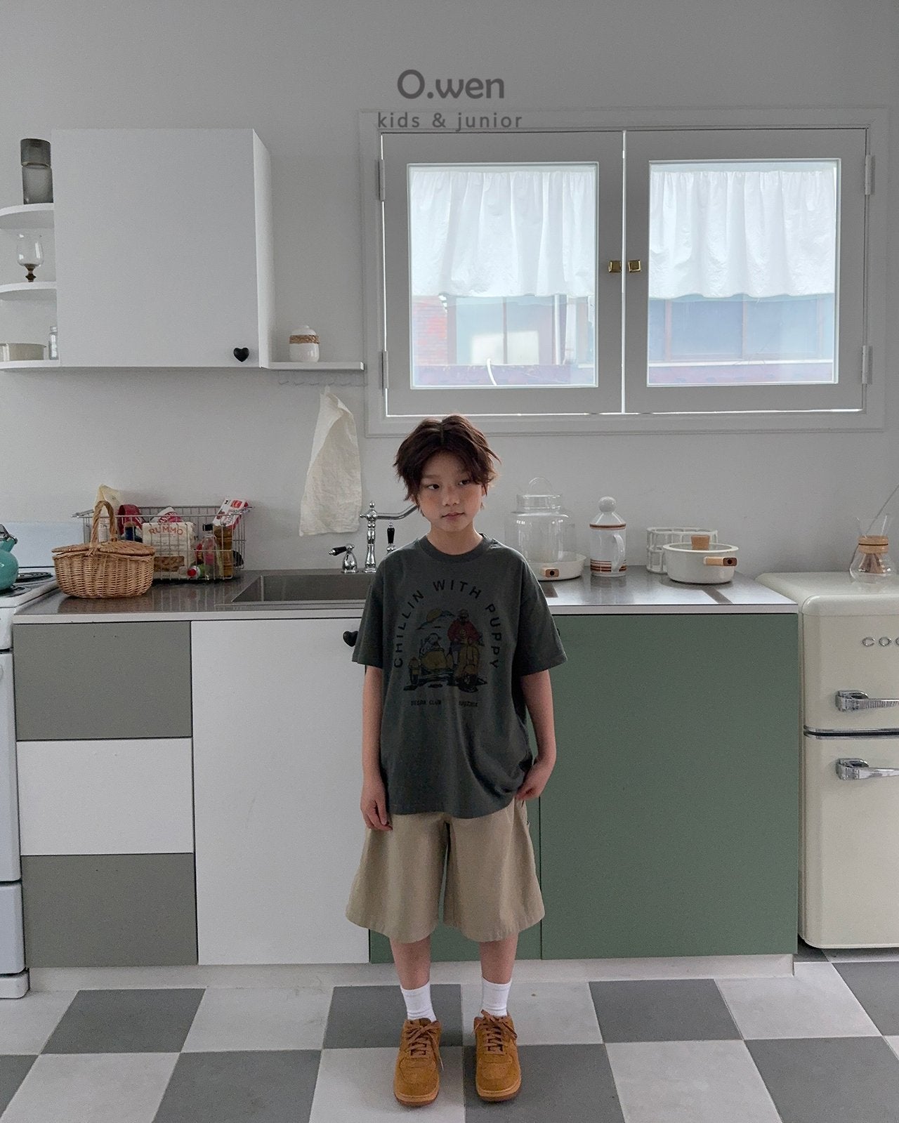 《予約》White Puppy Tee / O.wen