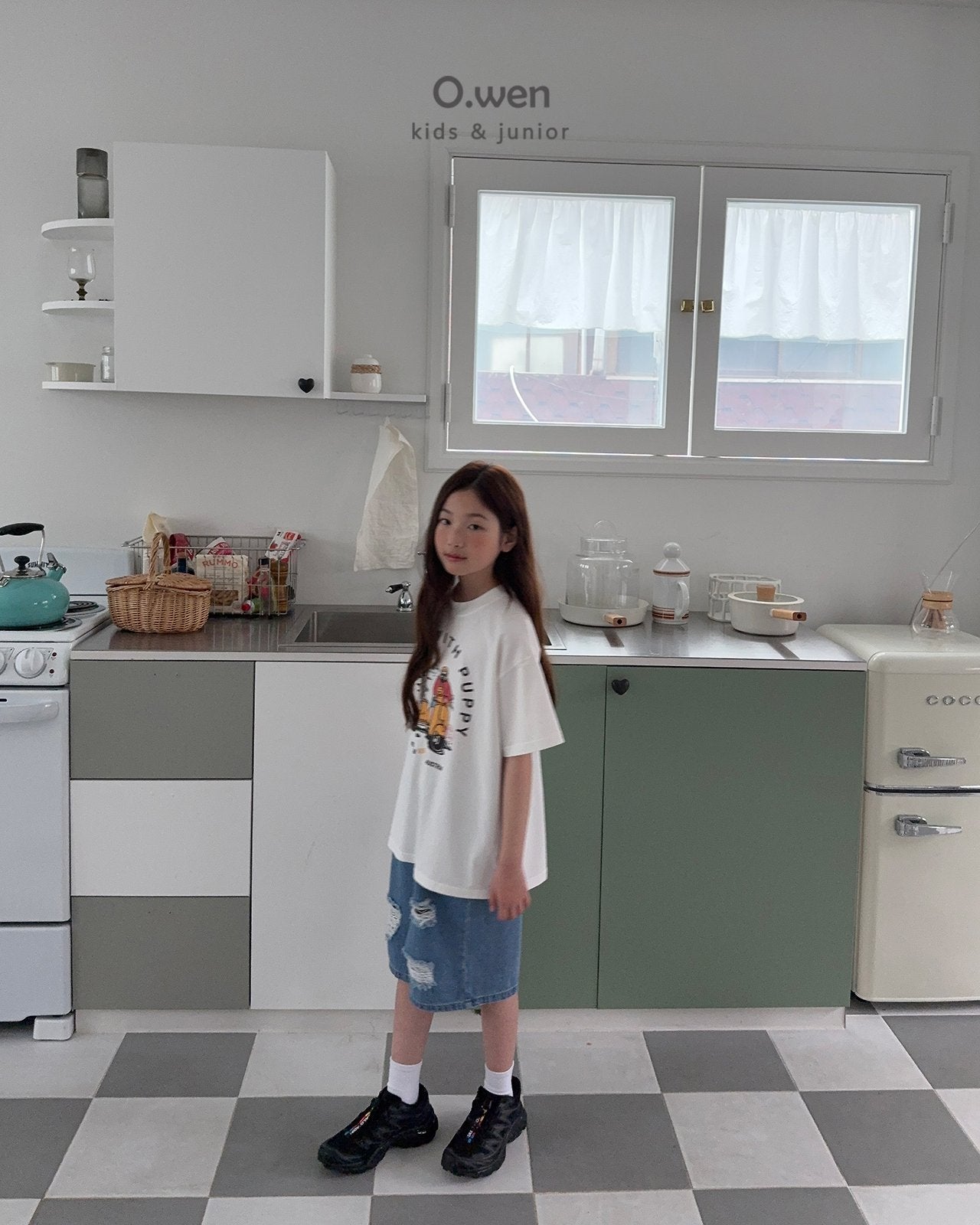 《予約》White Puppy Tee / O.wen